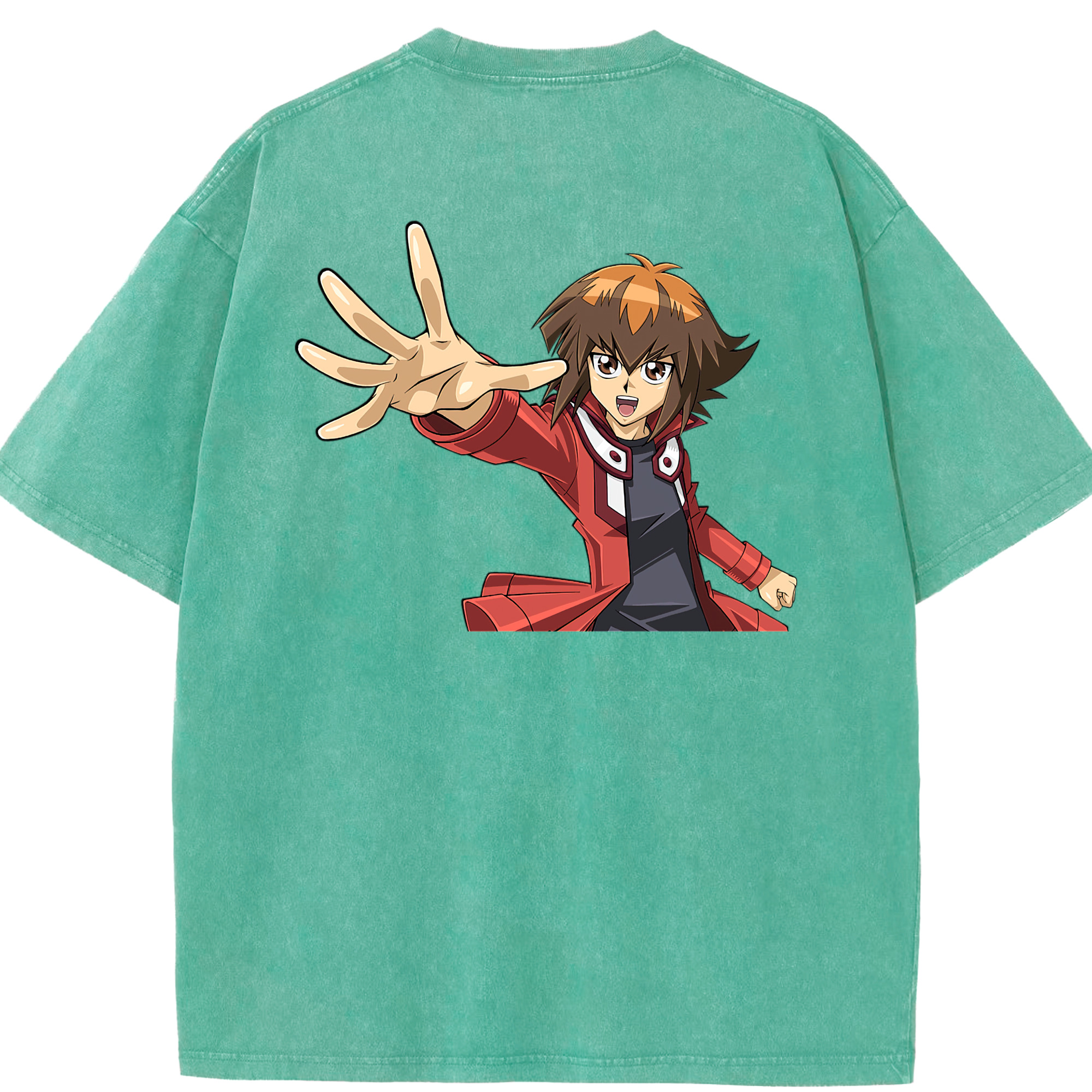 （画像用） 遊☆戯☆王 Yu-Gi-Oh! 綿100% ヴィンテージ風 半袖Tシャツ（背面プリント）